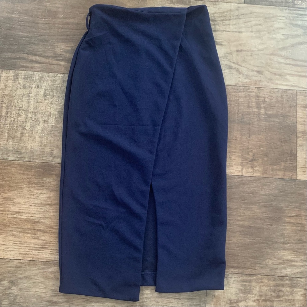 Antoher story navy pencil skirt